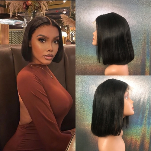 XS Hair 13x4 Brazilian Unprocessed  Lace Frontal Bob Wig