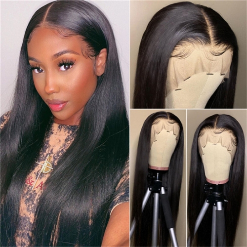 XS Hair Virgin Hair Brazilian Unprocessed Full Lace  Human Wig Straight