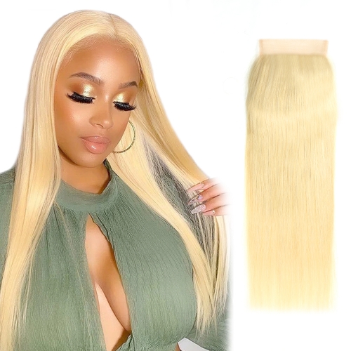 XS Hair 613  Transparent 5x5 Lace Closure Straight